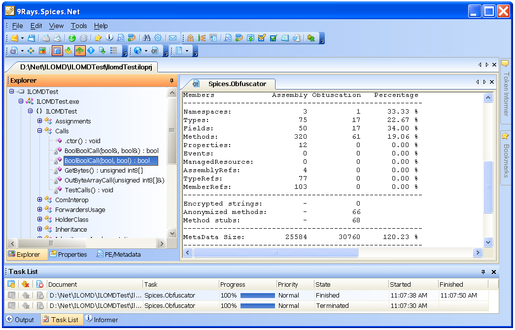 Set of tools to protect, obfuscate, tamper defense, recover, convert, optimize